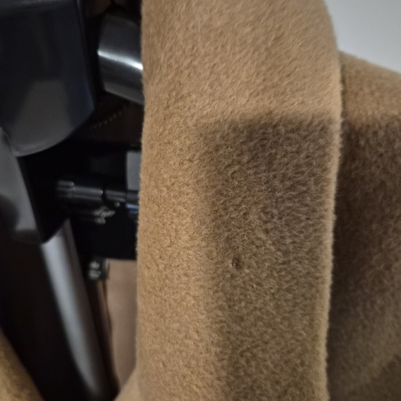 ​Talbots Petites Camel Wool & Angora Blend Belted Wrap Coat - Size 14P - Picture 8 of 8